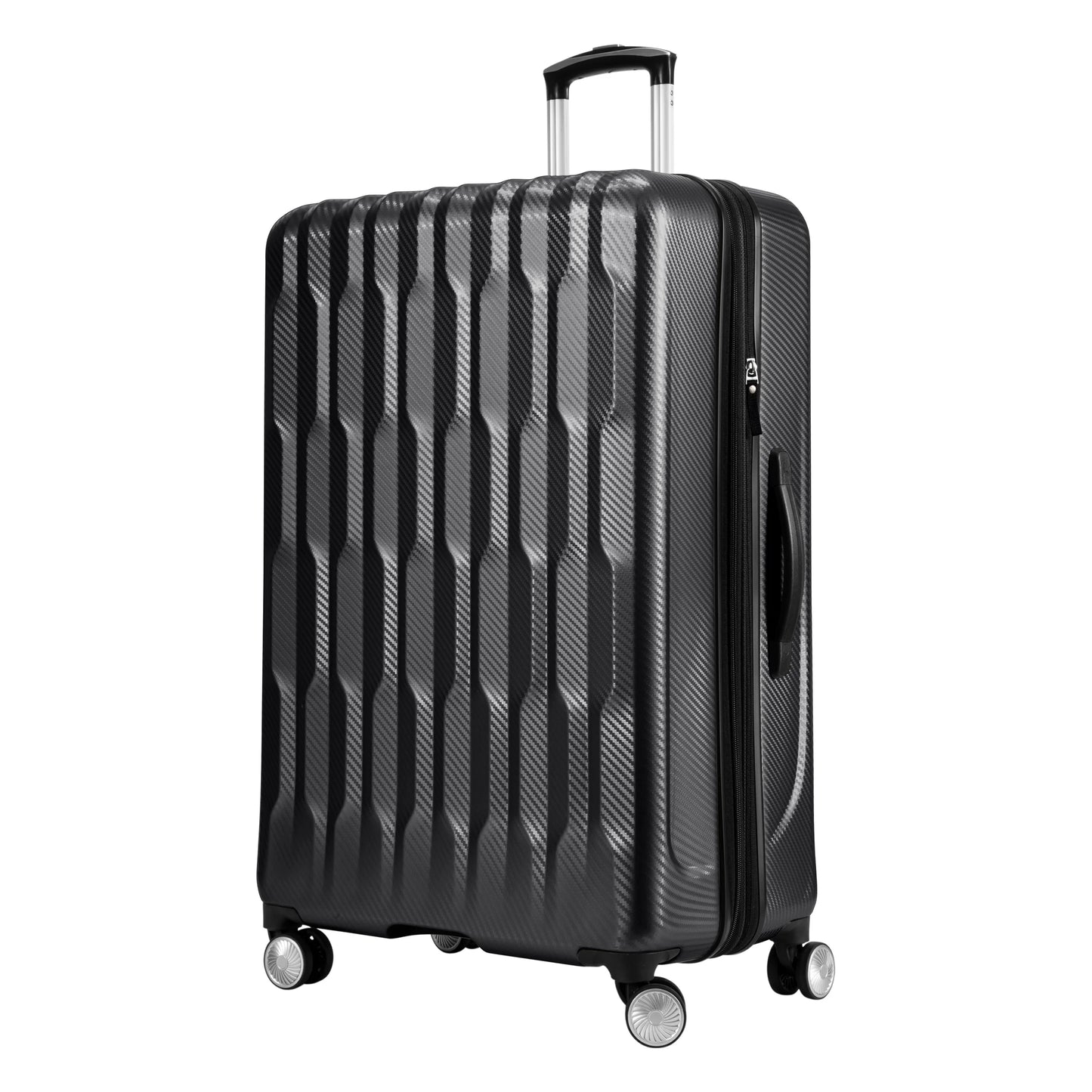 Ricardo Beverly Hills Anchor Bay Hardside 29" Expandable Checked Spinner Luggage, Charcoal