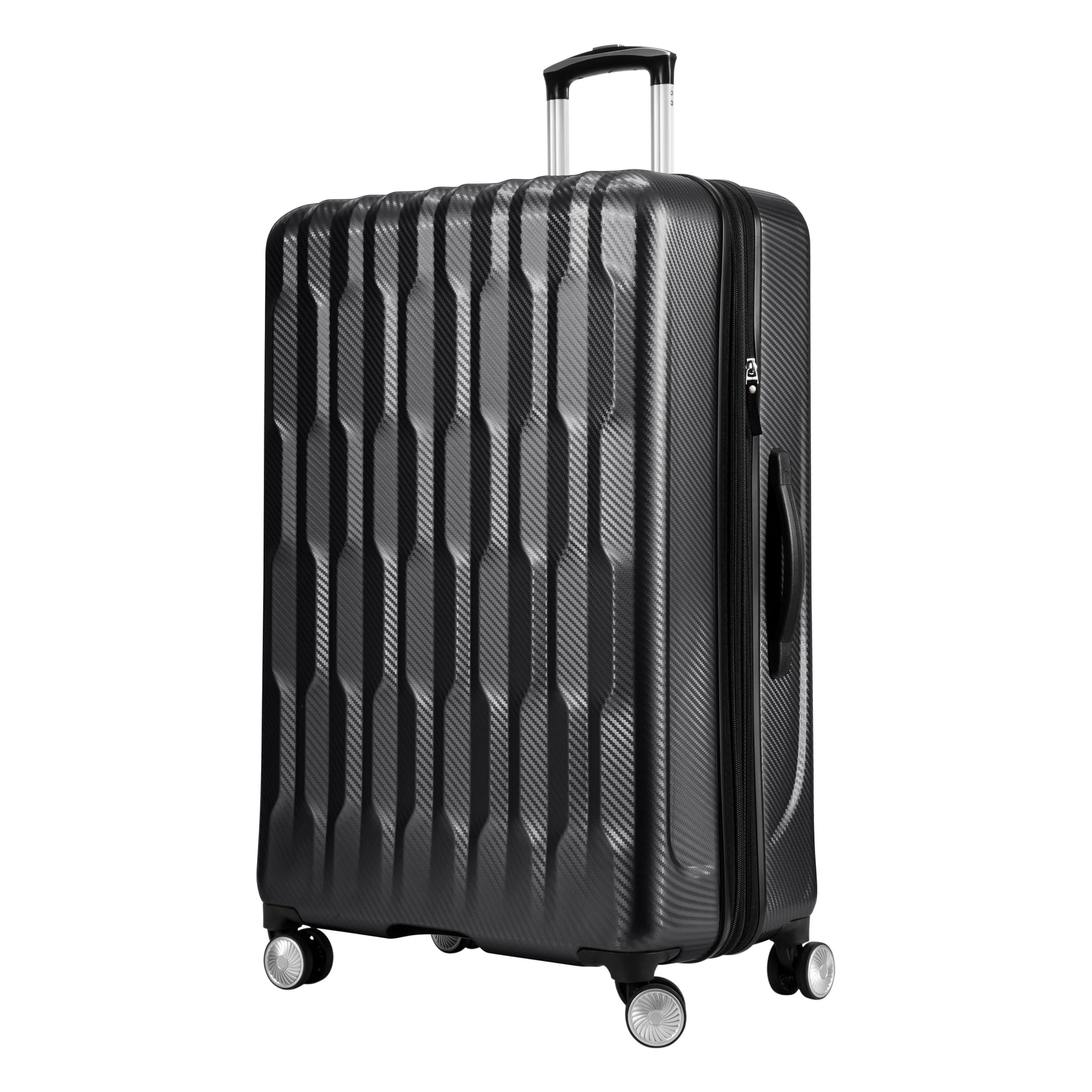 Ricardo Beverly Hills Anchor Bay Hardside 29" Expandable Checked Spinner Luggage, Charcoal