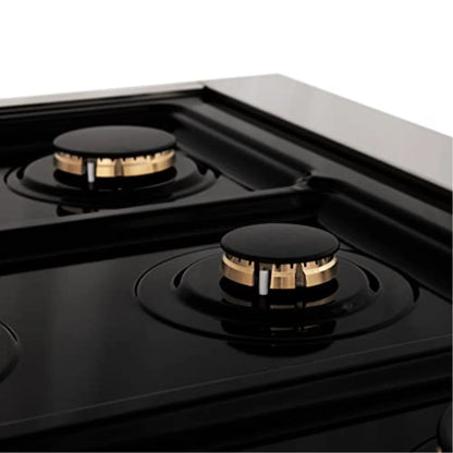 ZLINE 36 in. Autograph Edition Rangetop in Stainless Steel with Gold Accents (RTZ-36-G)