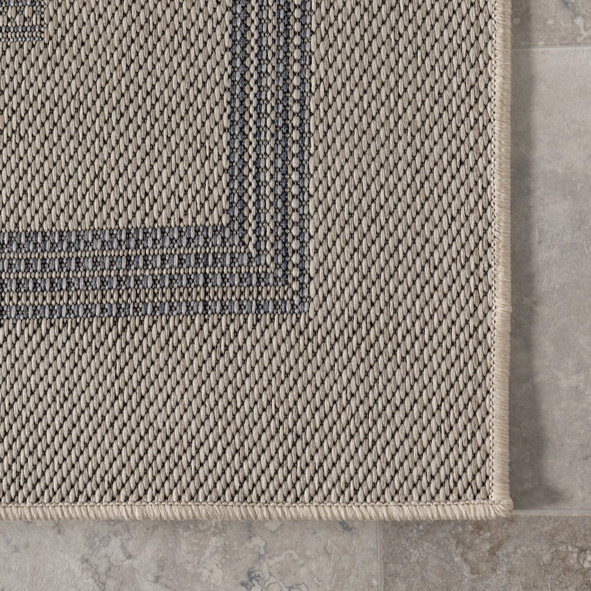 nuLOOM Antonella Bordered Solid Indoor/Outdoor Area Rug, 8' x 10', Beige