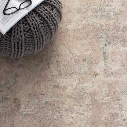 SAFAVIEH Noble Oswald Distressed Abstract Area Rug, Beige/Cream, 5'1" x 7'6"