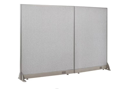 GOF Freestanding Office Partition-Straight Run w/Safety Legs (72"W x 60"H) Room Divider, Privacy Screen, Workstation Cubicle