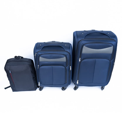 Luggage Backpack Set Blue