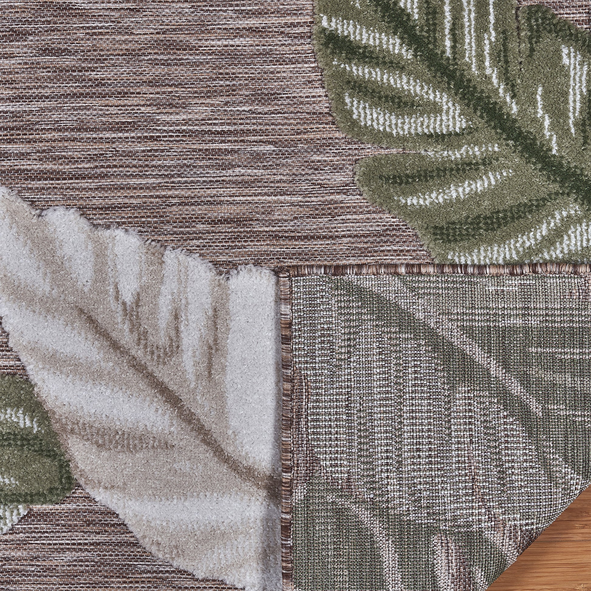 Laguna Indoor/Outdoor Area Rug, Molokai Natural, 5’3” x 7’