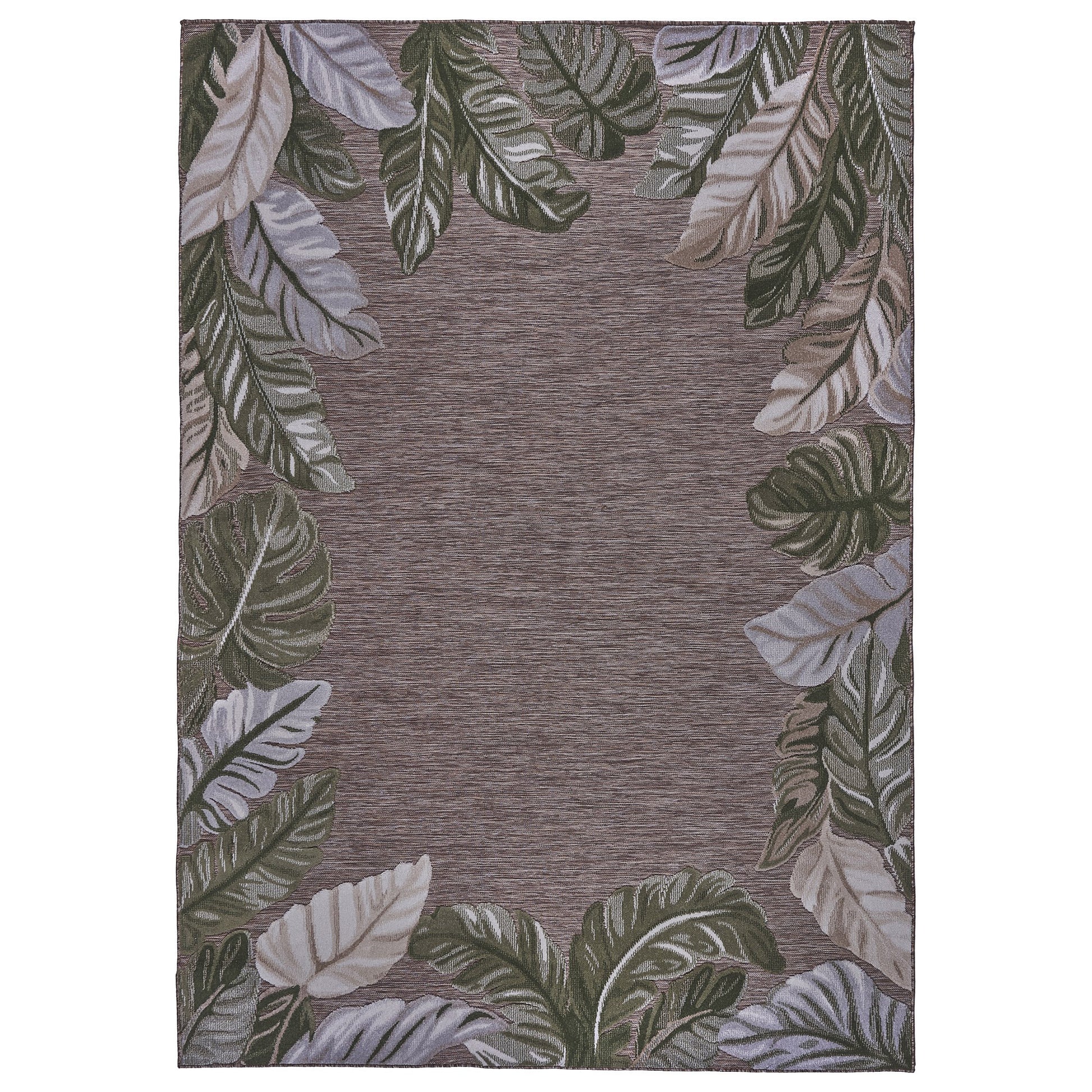 Laguna Indoor/Outdoor Area Rug, Molokai Natural, 5’3” x 7’