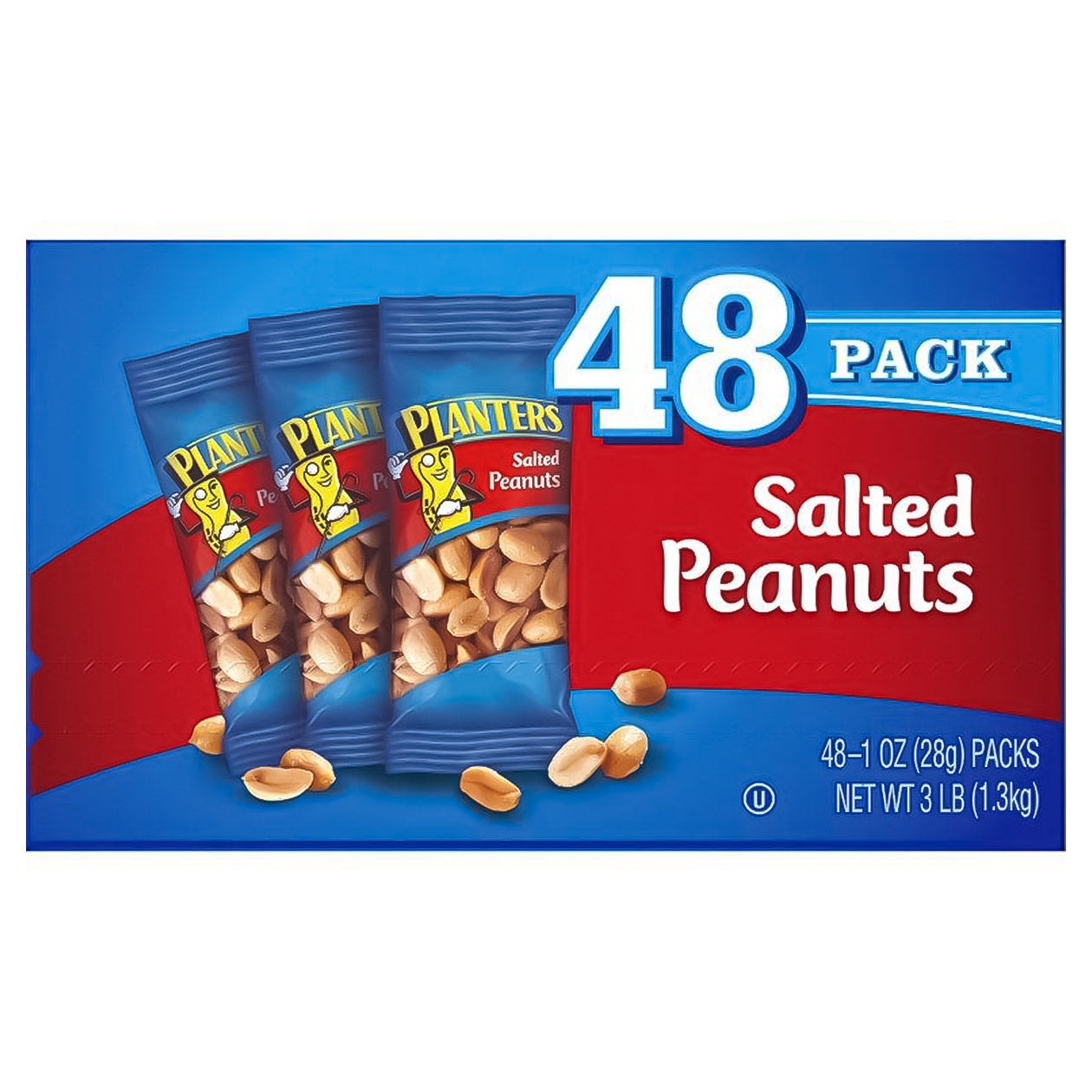 Planters, Salted Peanuts, 1 oz, 48-count