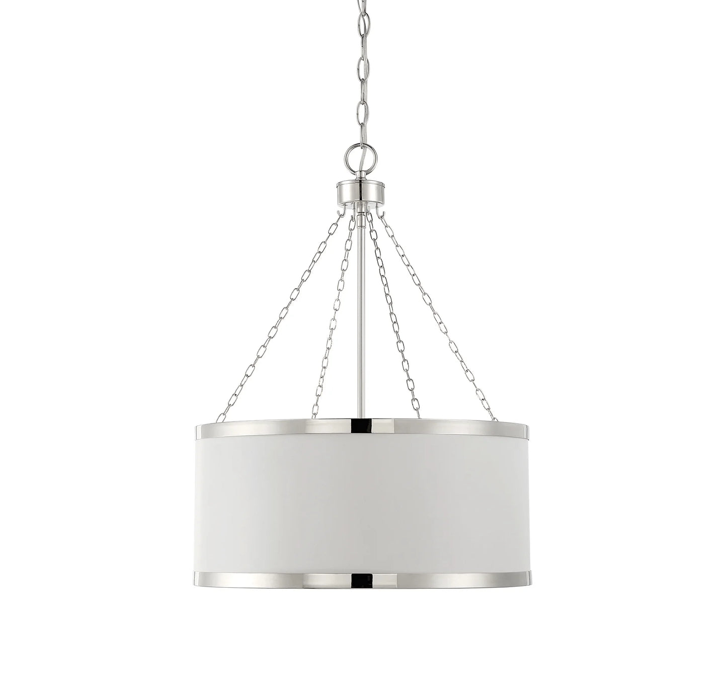 Black with Warm Brass Accents Six Light Pendant from the Delphi Collection