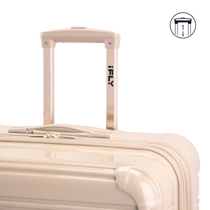 iFLY Hardside Fibertech Luggage 28" Checked Luggage, Champagne