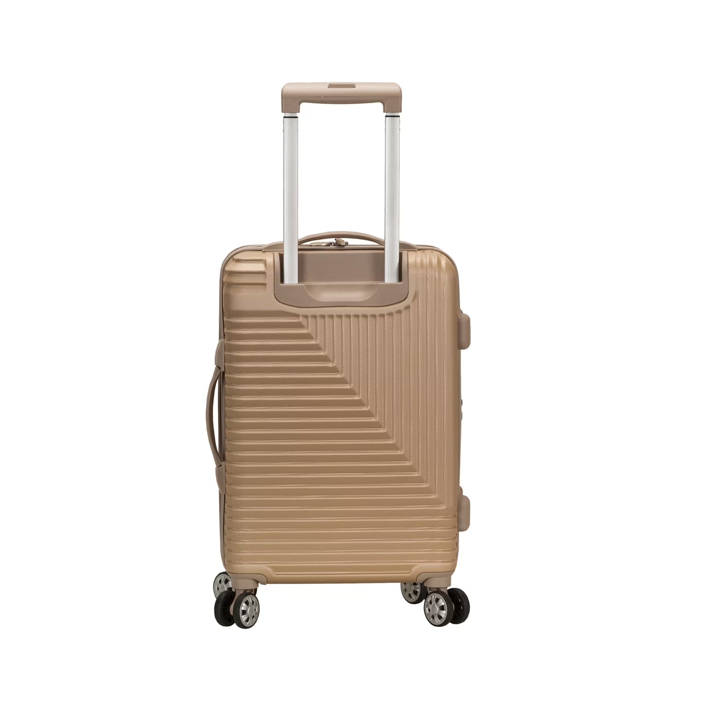 Rockland STAR TRAIL 2 PC ABS LUGGAGE SET-Color:Purple