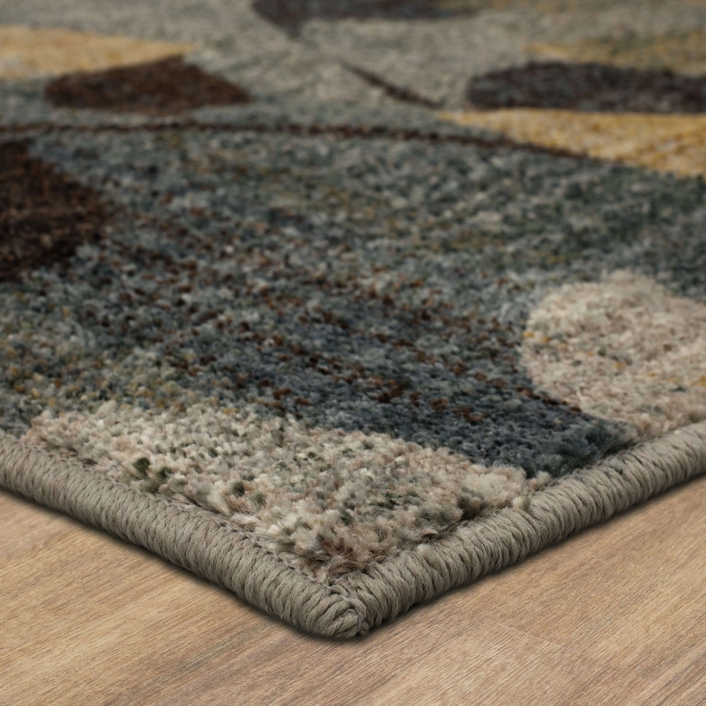 Mohawk Home Dappled Woven Indoor Polyester Area Rug, Sea, 9' 6" x 12' 11"