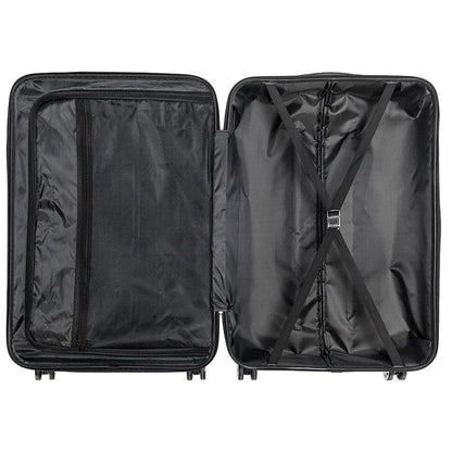 Barara King Luggage Set Suitcase,3-In-1 Multifunctional Large Capacity Traveling Storage Suitcase Black