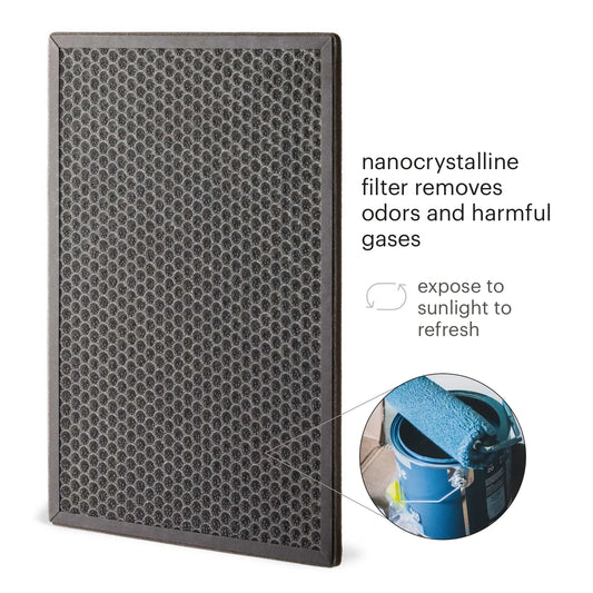 Brondell P700BB-W Pro Air Purifier Clean Air Filter With Aurabeat AG+ Technology for Bedroom, Home Office, Reduces Odor from Smoke and Pets, Includes Filters, 1655 Square Feet, White