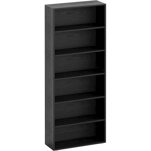 IRONCK Bookshelves Floor Standing 6 Tier 70in Tall for Home Office, White