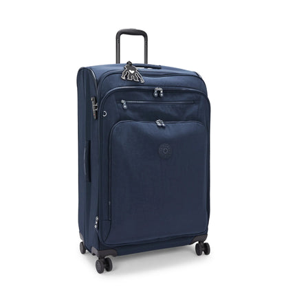 Kipling New Youri Spin Large 4 Wheeled Rolling Luggage Black Noir