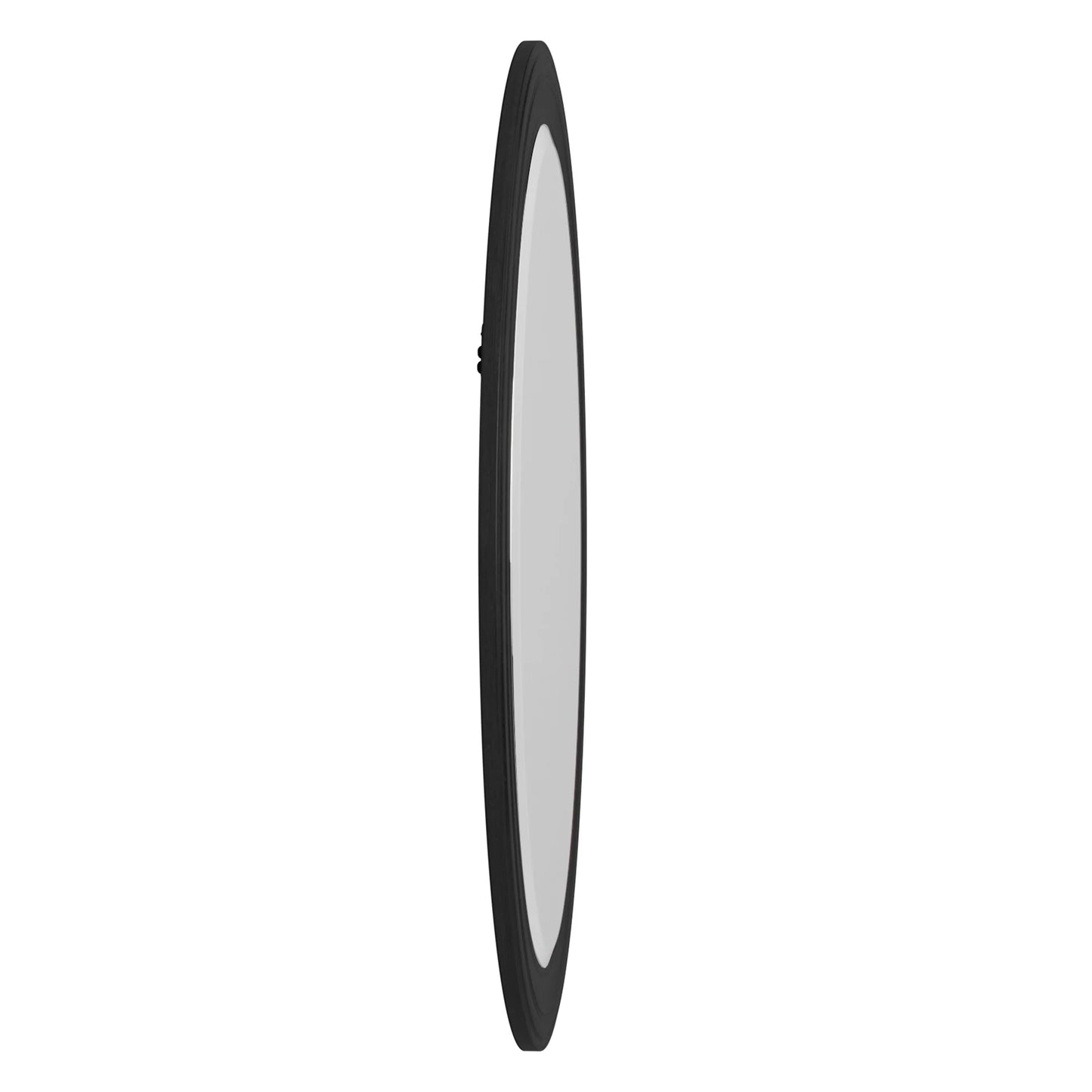 Tyler Dillon George Oval Matte Black Wall Mirror