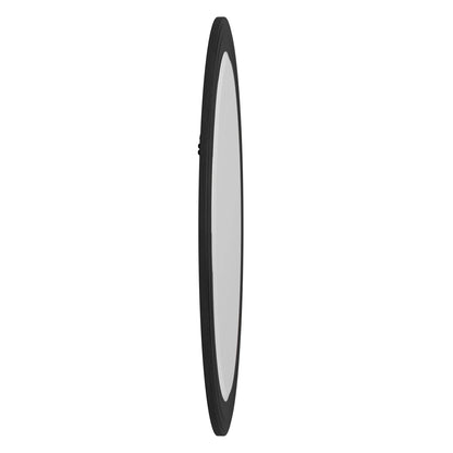 Tyler Dillon George Oval Matte Black Wall Mirror