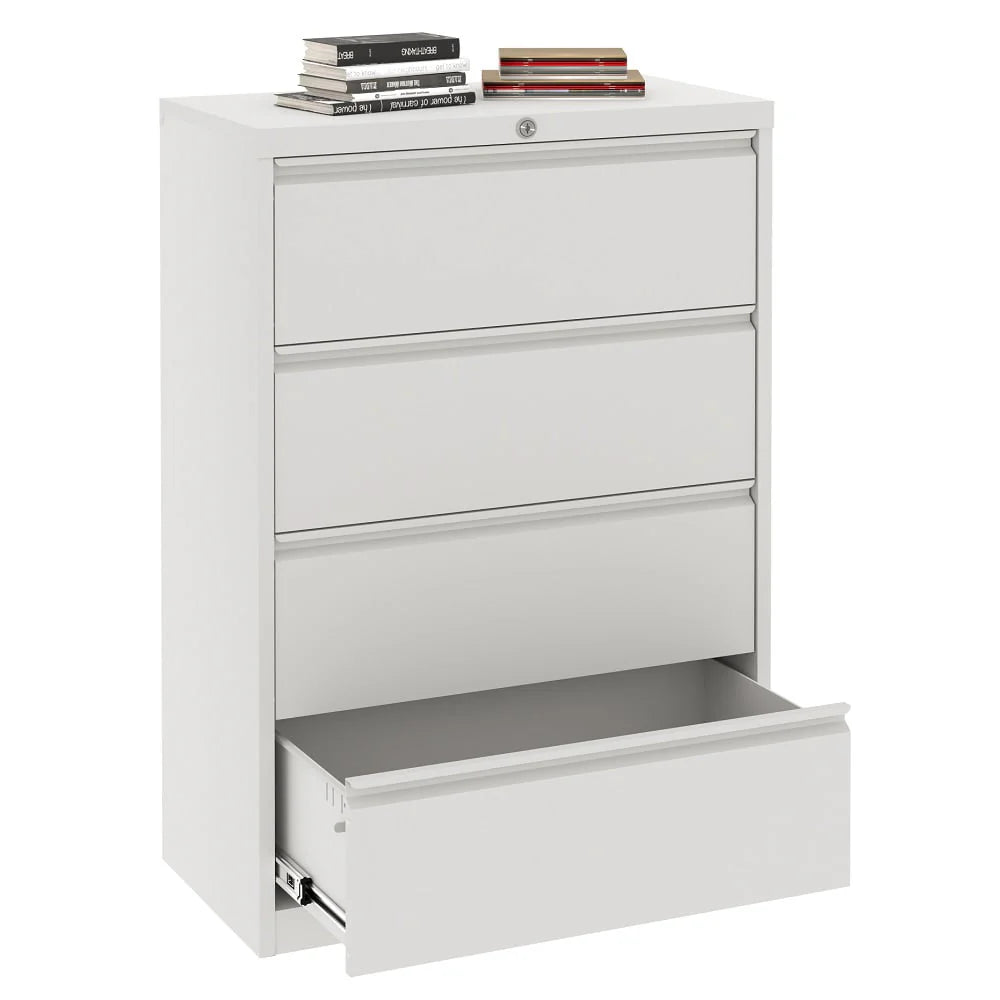 GangMei Black Metal Lateral File Storage Cabinet with 2 Drawers, Wide Filing Cabinet for Home Office, Steel File Cabinet for Legal/Letter, Assembly Required, Black