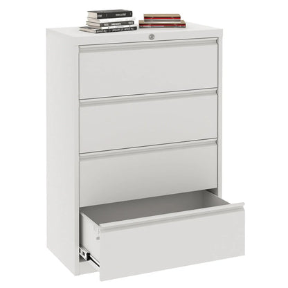GangMei Black Metal Lateral File Storage Cabinet with 2 Drawers, Wide Filing Cabinet for Home Office, Steel File Cabinet for Legal/Letter, Assembly Required, Black