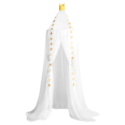 EQWLJWE Kids Bed Canopy - Play Tent with Dome Hanging from Ceiling for Girls Boys Room - Reading Nook Princess Castle - Girl Bedroom Decor - Mosquito Net On Crib Beds - Bedroom Nursery Baby Corner