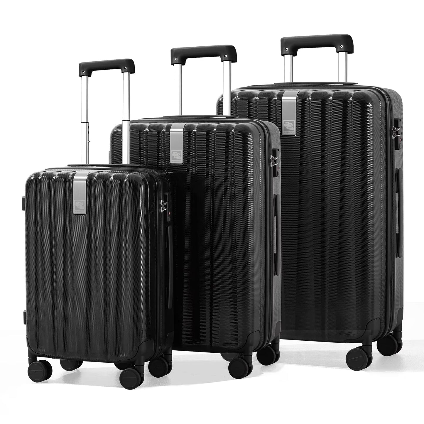 Hanke 28in Adult Hardside Checked Luggage, Ivory White