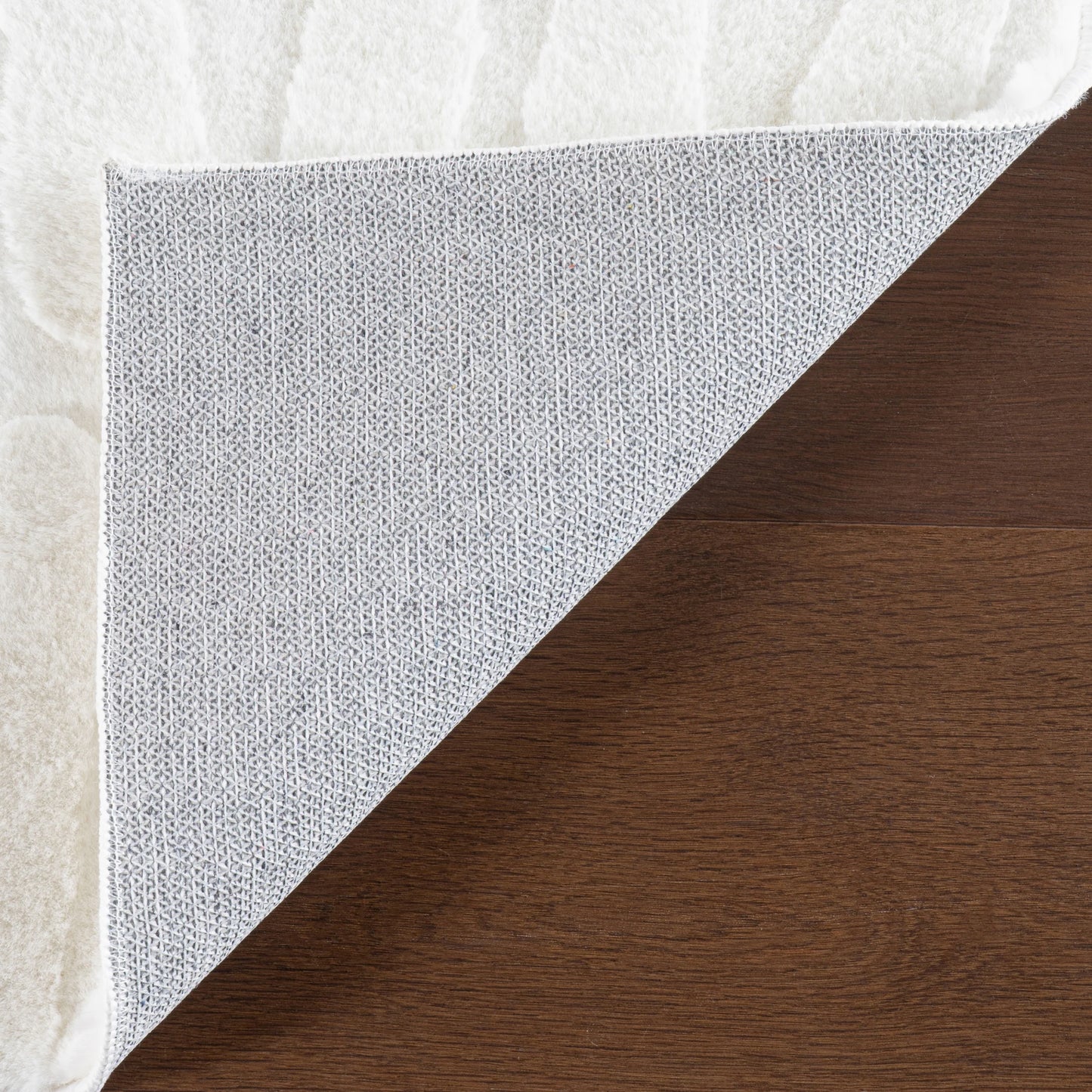 nuLOOM Tavina Solid Cloud Washable Area Rug, 5' x 8', Tavina Off-white