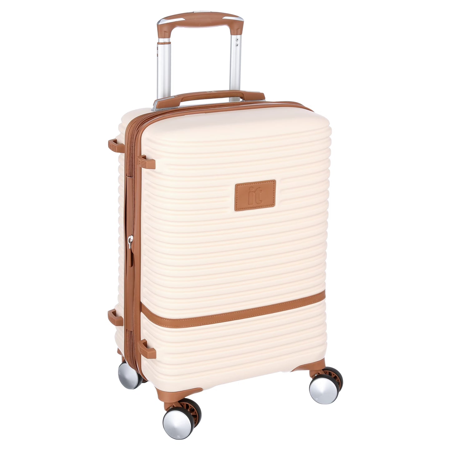 it luggage Replicating 21.5" Hardside Expandable Carry-on Spinner Luggage, Gray