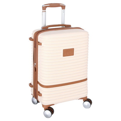 it luggage Replicating 21.5" Hardside Expandable Carry-on Spinner Luggage, Gray