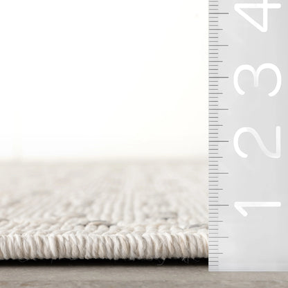 nuLOOM Hestia Trellis Indoor/Outdoor Area Rug, 9' x 12', Hestia Cream