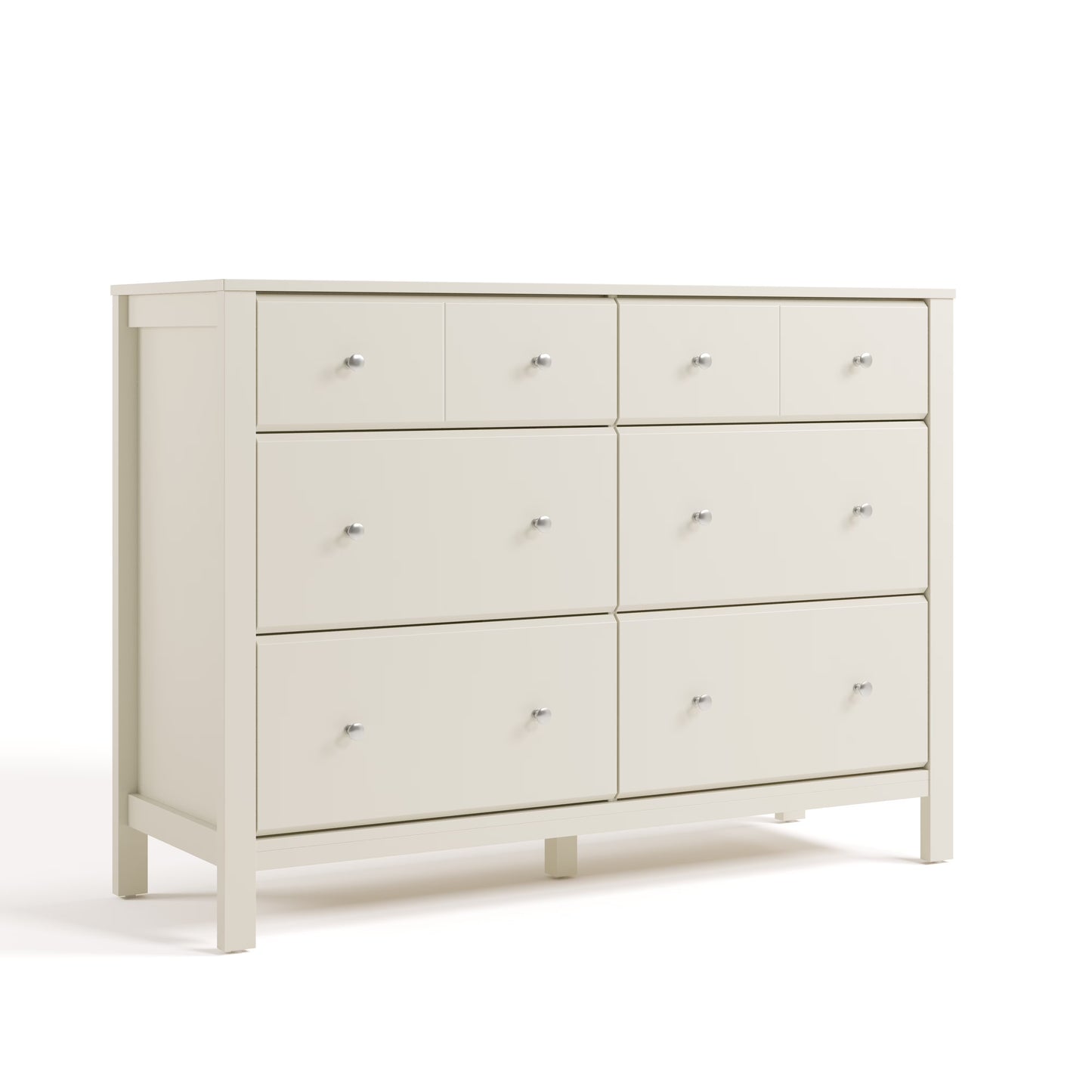 Storkcraft Horizon 6 Drawer Nursery Double Dresser, Driftwood