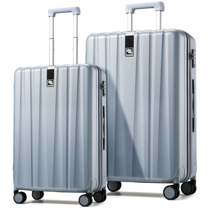 Hanke 28in Adult Hardside Checked Luggage, Ivory White