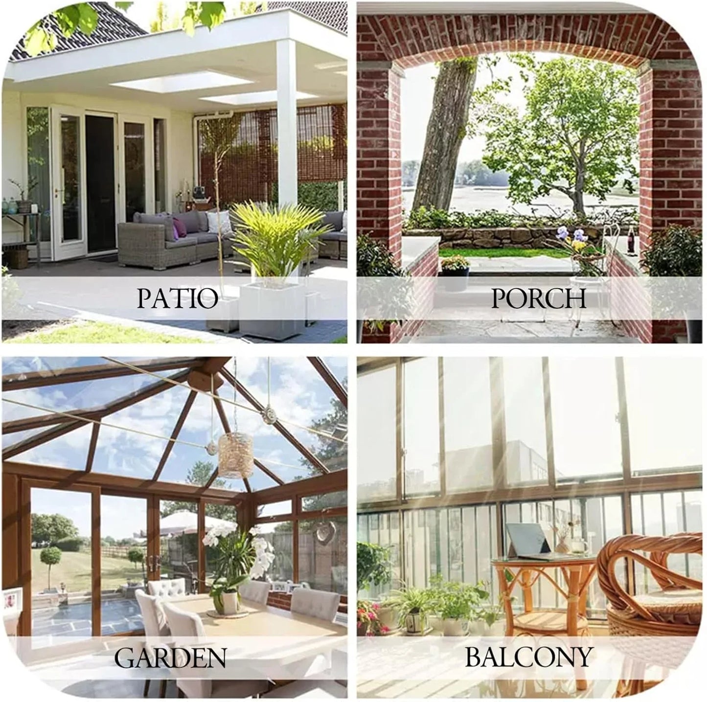 Forest Theme Waterproof Outdoor Curtains for Patio,Trees Moon Lake Pattern,Grommet Curtain for Bedroom, Porch, Living Room, Pergola, Cabana,2 Panels,W54 x L84,Green