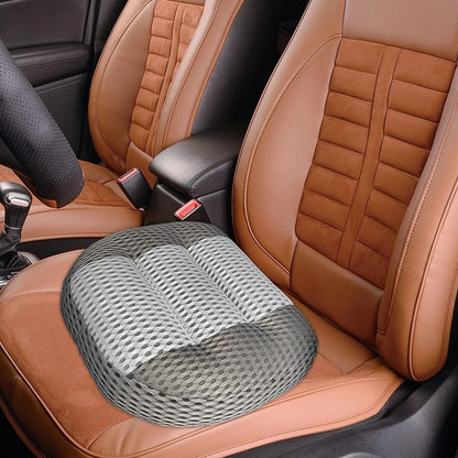 Car Booster Seat Cushion Heightening Height Boost Mat Anti Slip Thickened Cars Seat Pad Portable for Short Car Driver Adult Home Office Chair Gray