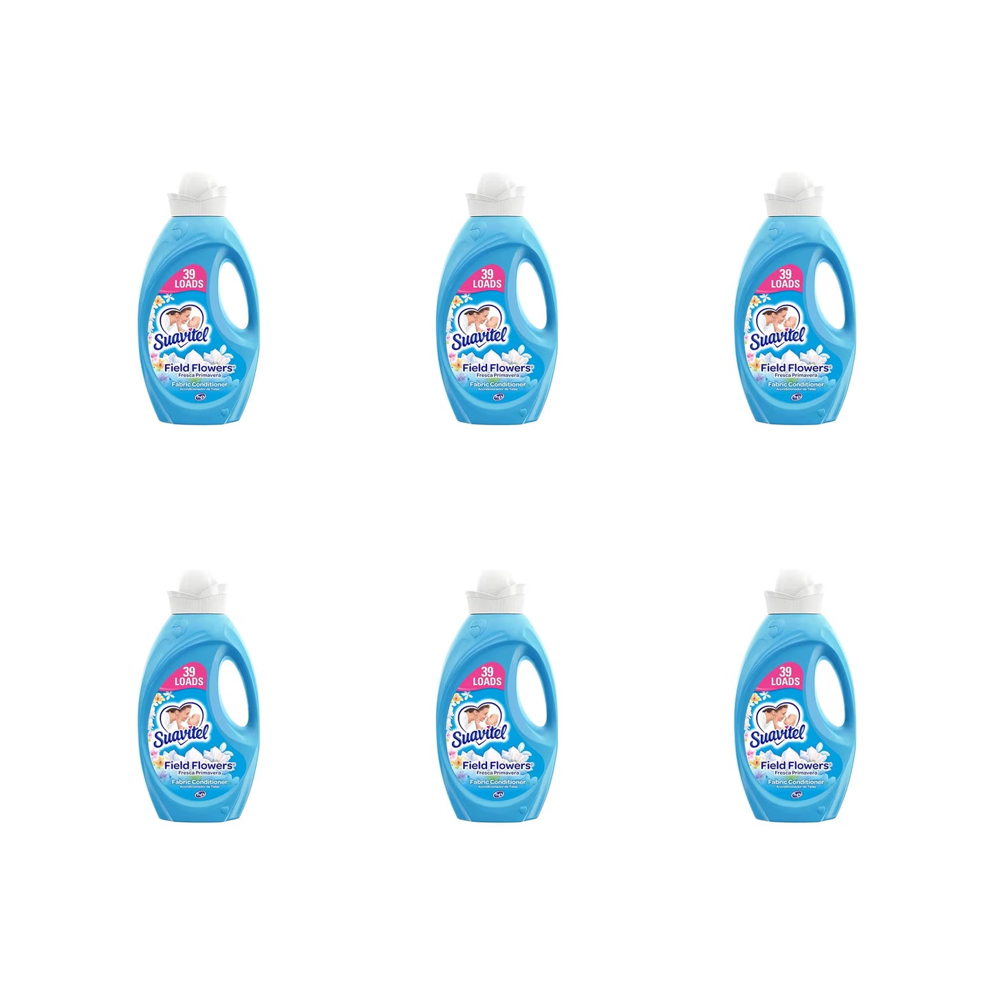 Suavitel Field Flowers 45.9 fl oz - 6 Pack (45.9 fl oz x 6)