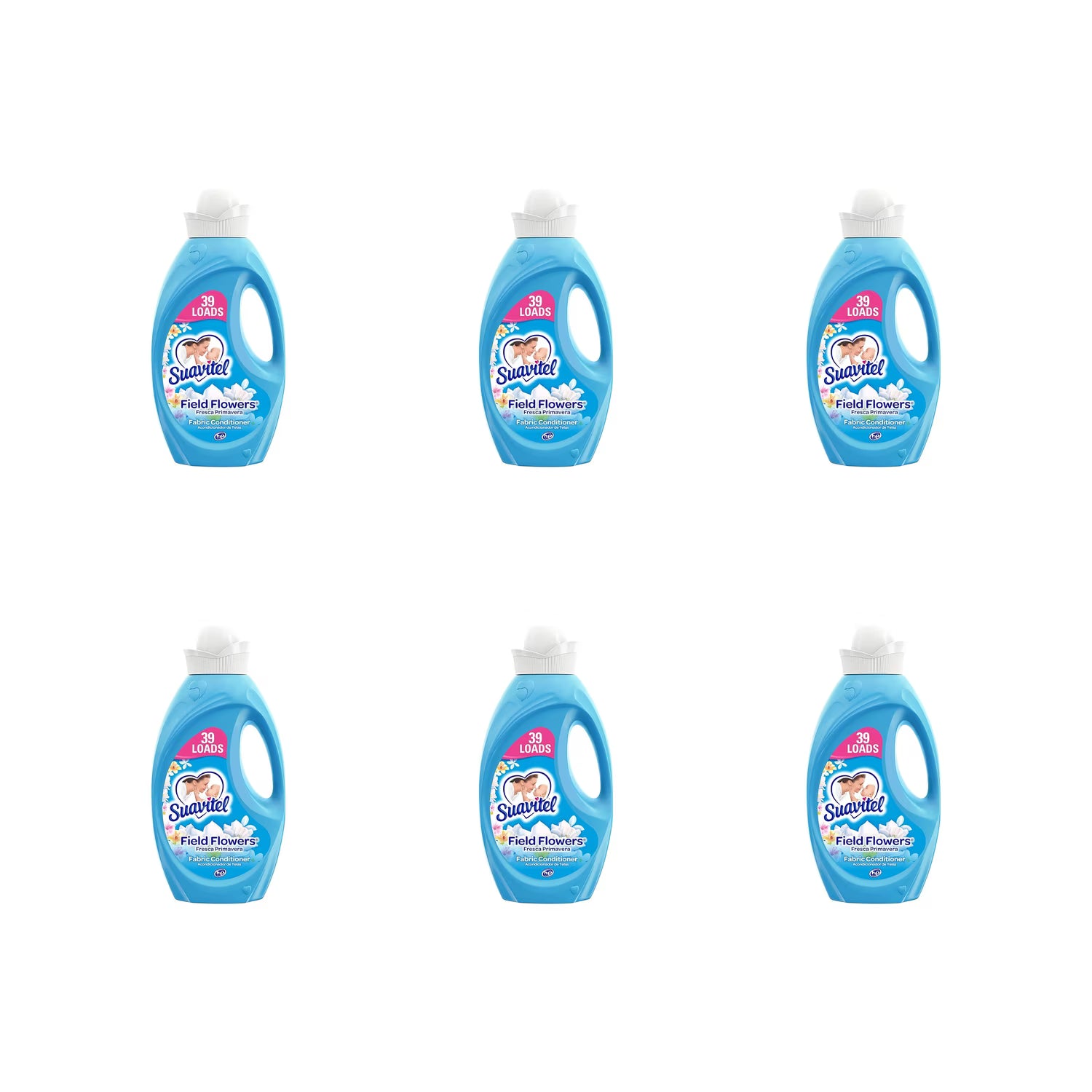 Suavitel Field Flowers 45.9 fl oz - 6 Pack (45.9 fl oz x 6)