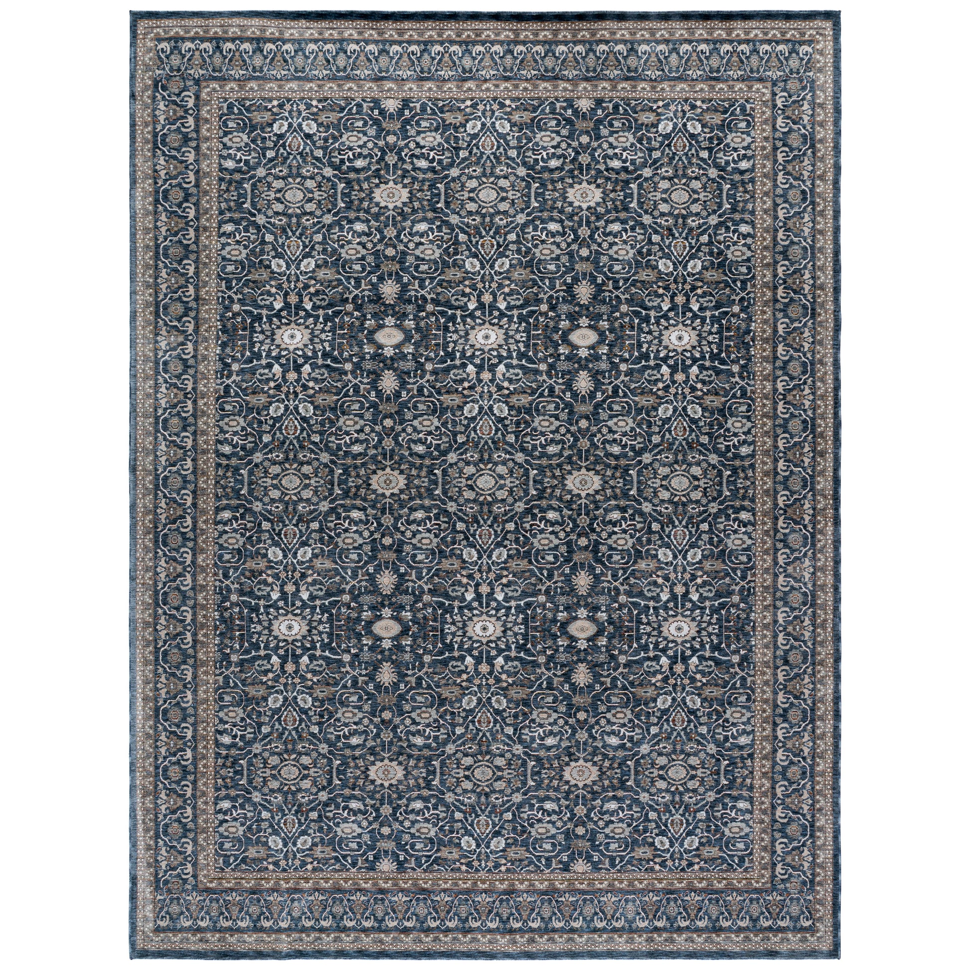 Safavieh Sutton Area Rug, Navy Beige, 9’ x 12’