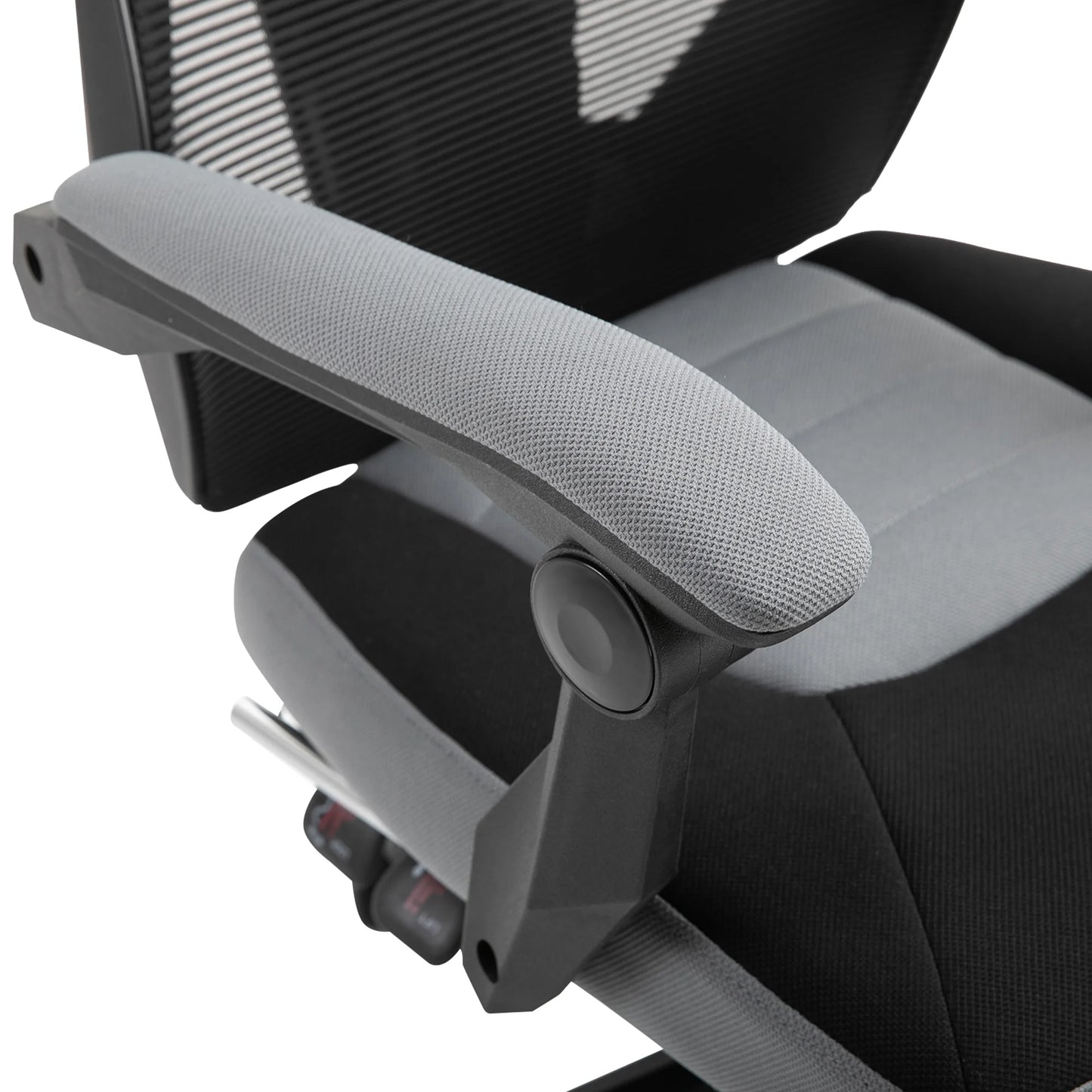 Vinsetto Ergonomic Home Office Chair High Back Armchair Computer Desk Recliner with Footrest, Mesh Back, Lumbar Support and Wheels, Gray
