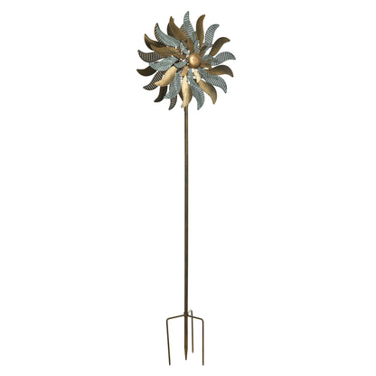 Metal Flower Wind Spinner