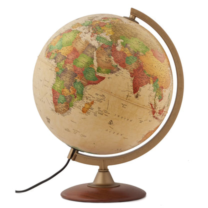 Waypoint Geographic Journey Globe 12-inch Diameter Illuminated Desk Globe