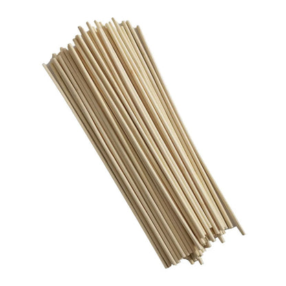 Visland 50PCS Wooden Plant Sticks Bamboo Canes for Garden Plants Flower Support Cane