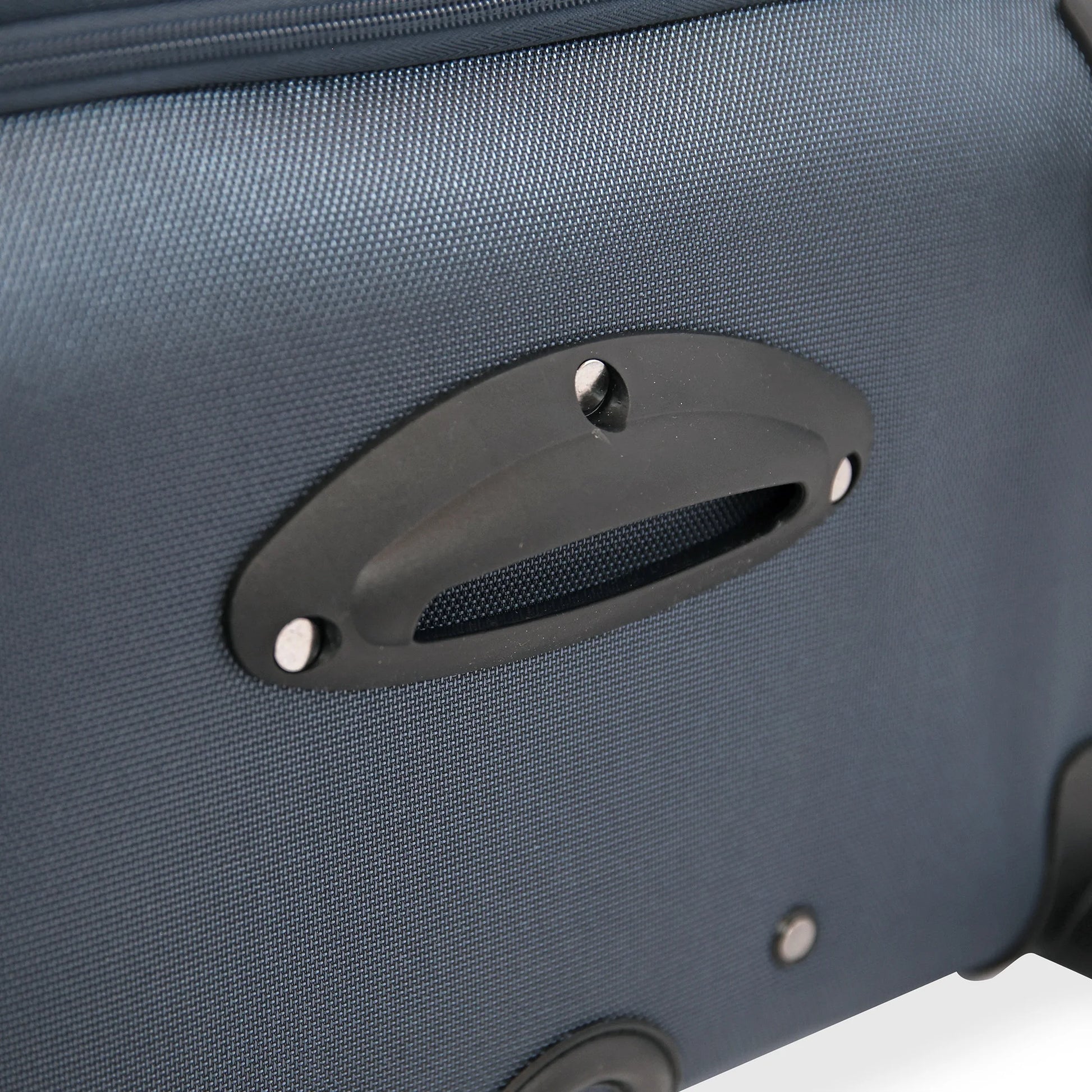 Brookstone Harbour 22" Softside Carry-on Spinner Luggage - Dark Charcoal