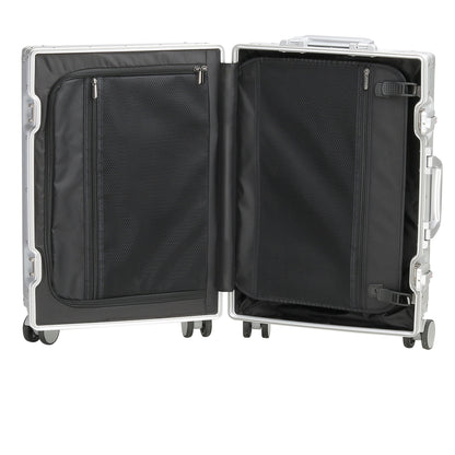Sindermore 20 inch Aluninum Luggage Carry on Hardside Luggage with TSA Locks Spinner Wheels Zipperless