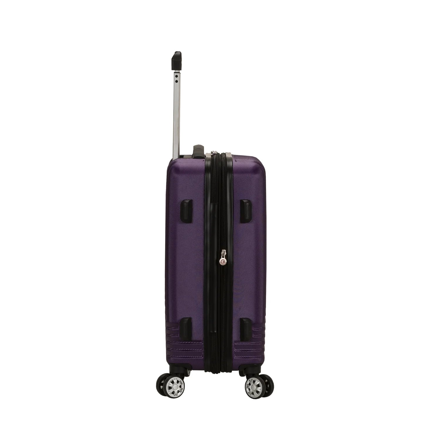 Rockland STAR TRAIL 2 PC ABS LUGGAGE SET-Color:Purple