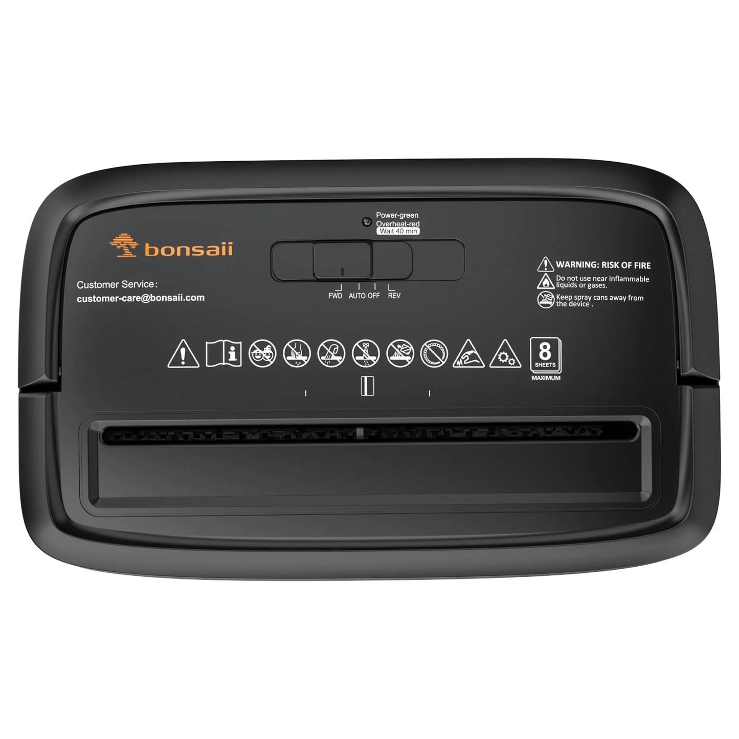 8-Sheet Cross Cut Paper Shredder for Home Office Use