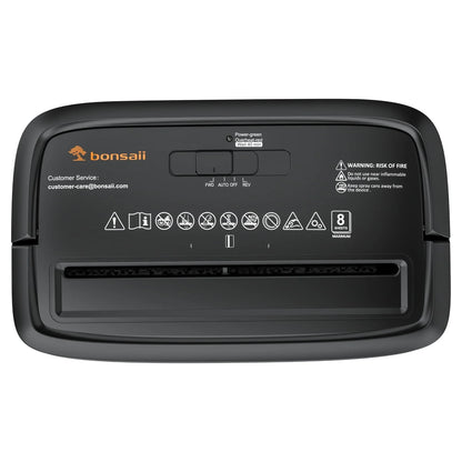 8-Sheet Cross Cut Paper Shredder for Home Office Use