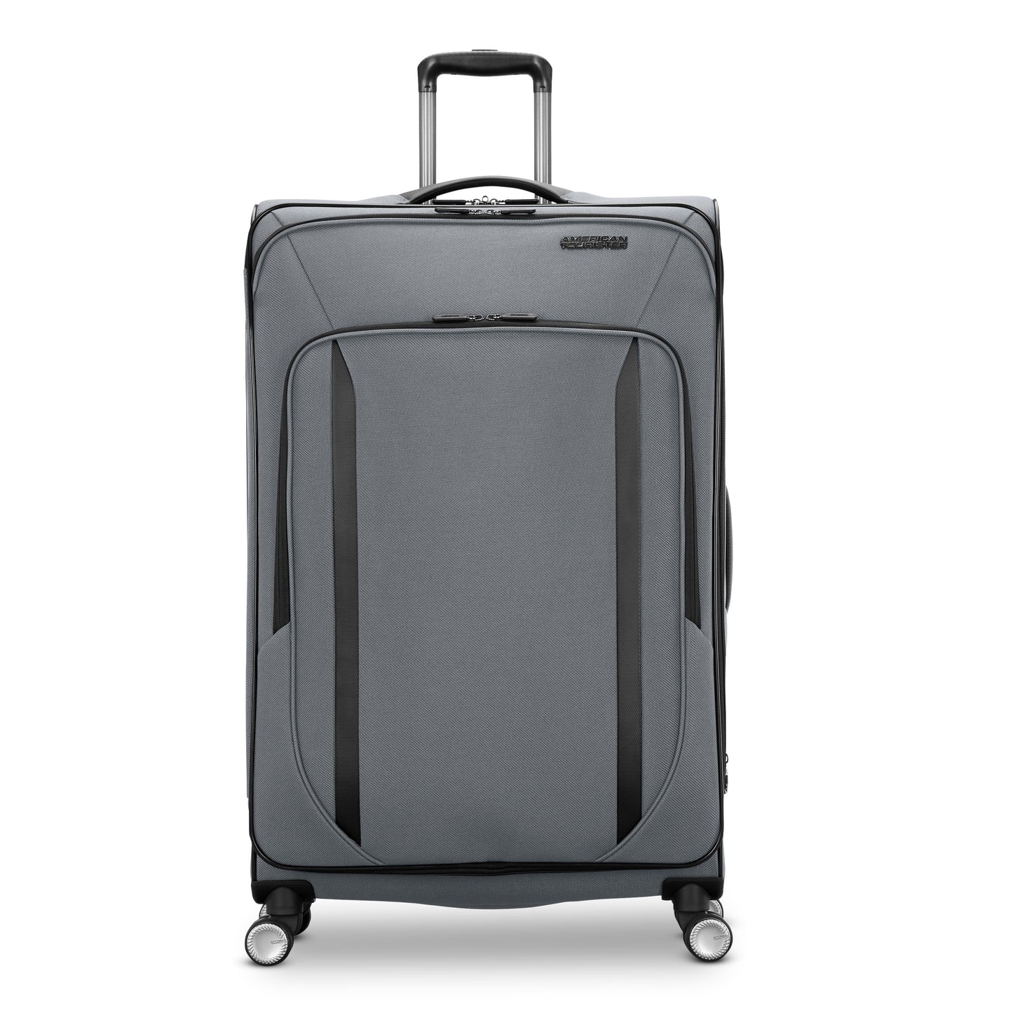 American Tourister Dash XLT Softside Carry On Luggage with Spinner Wheels Single Piece - Black