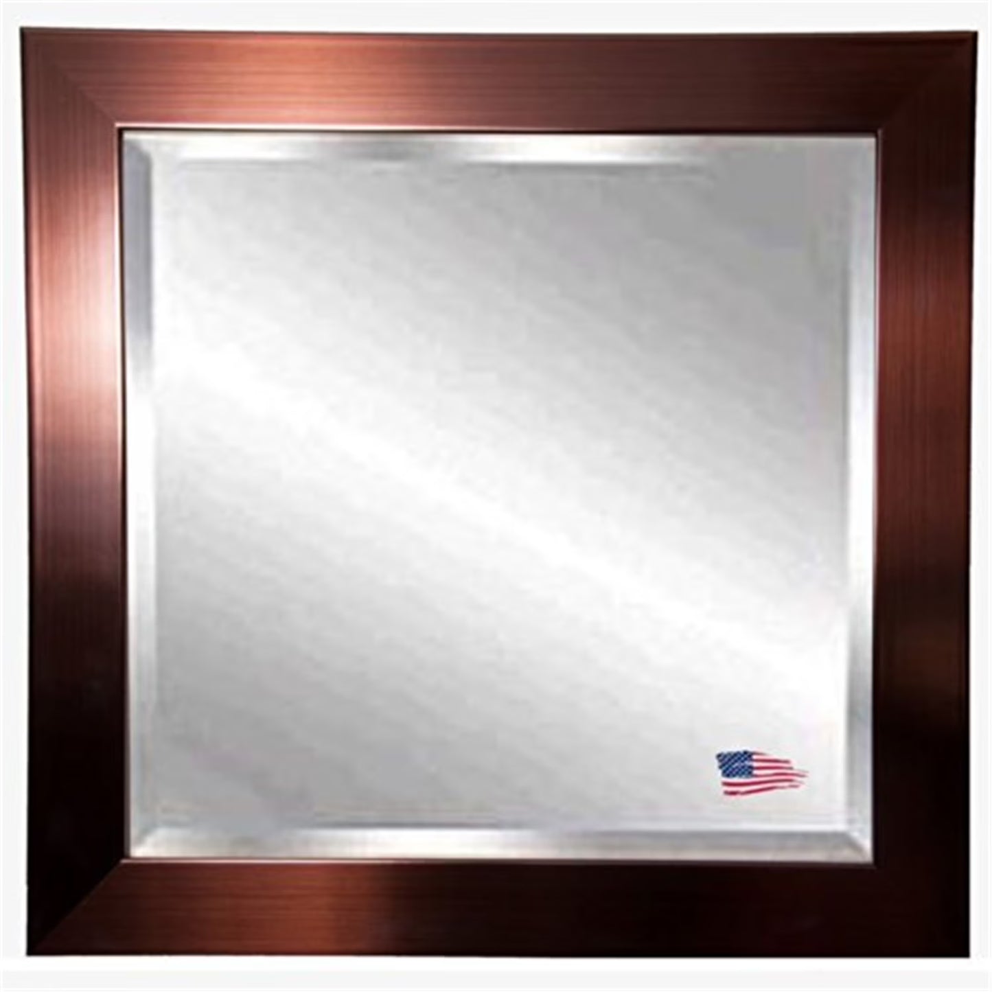 Rayne Shiny Bronze Wall Mirror