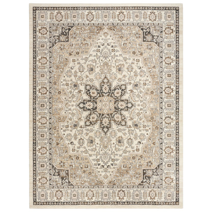 Nourison Briar Area Rug, Rose, 9’ x 12’