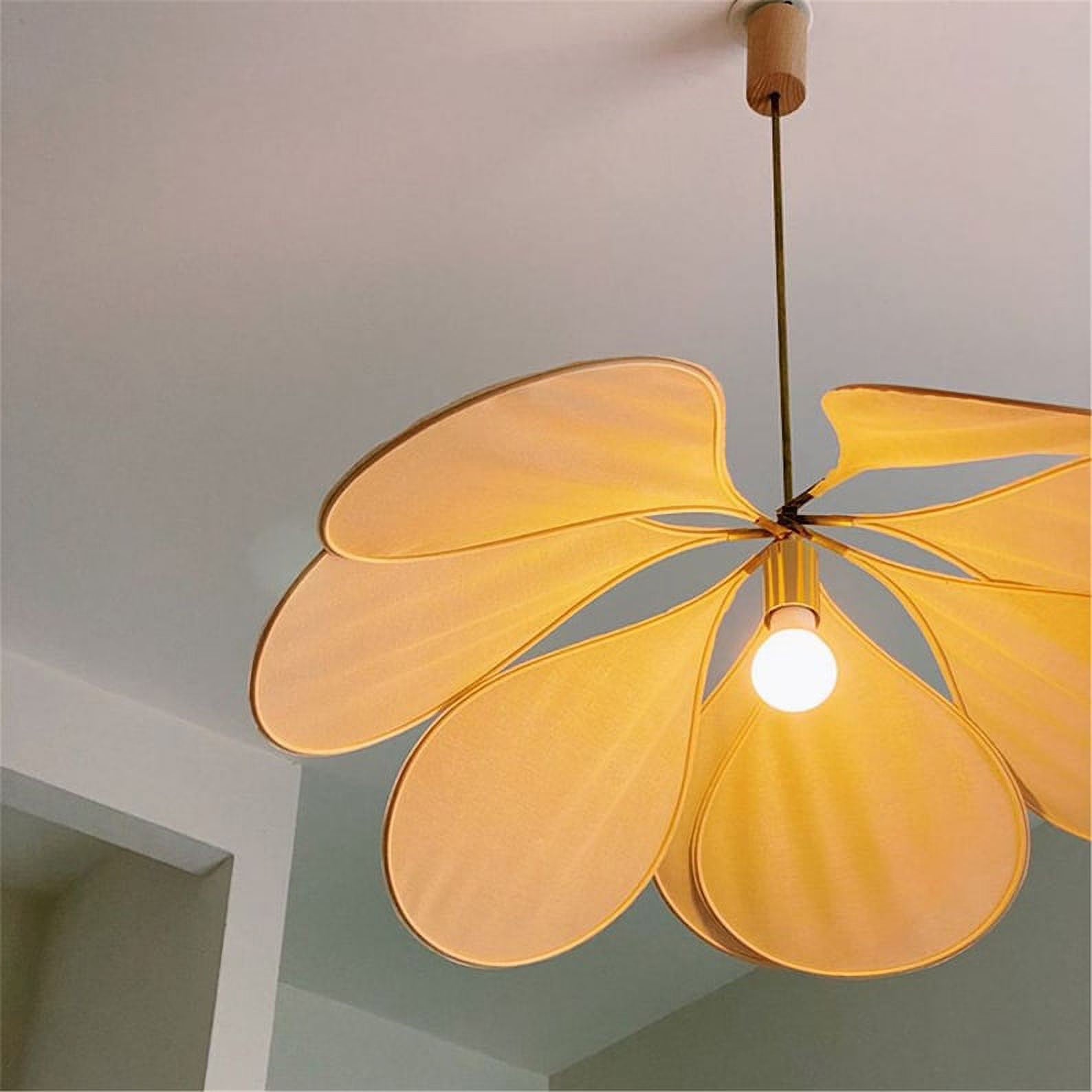 Arturesthome Dining Room Pendant Light, Nordic Modern Light Fixture, Modern Home Ceiling Light, Living Room Boho Flower Hanging Lamp, Bedroom Chandelier