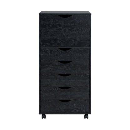 Naomi Home 5 Drawer Office Storage File Cabinet, Under desk storage file cabinets for Home Office, Office Organization Filing Cabinet with Wheels, Printer stand with storage, 180 lbs Capacity – White