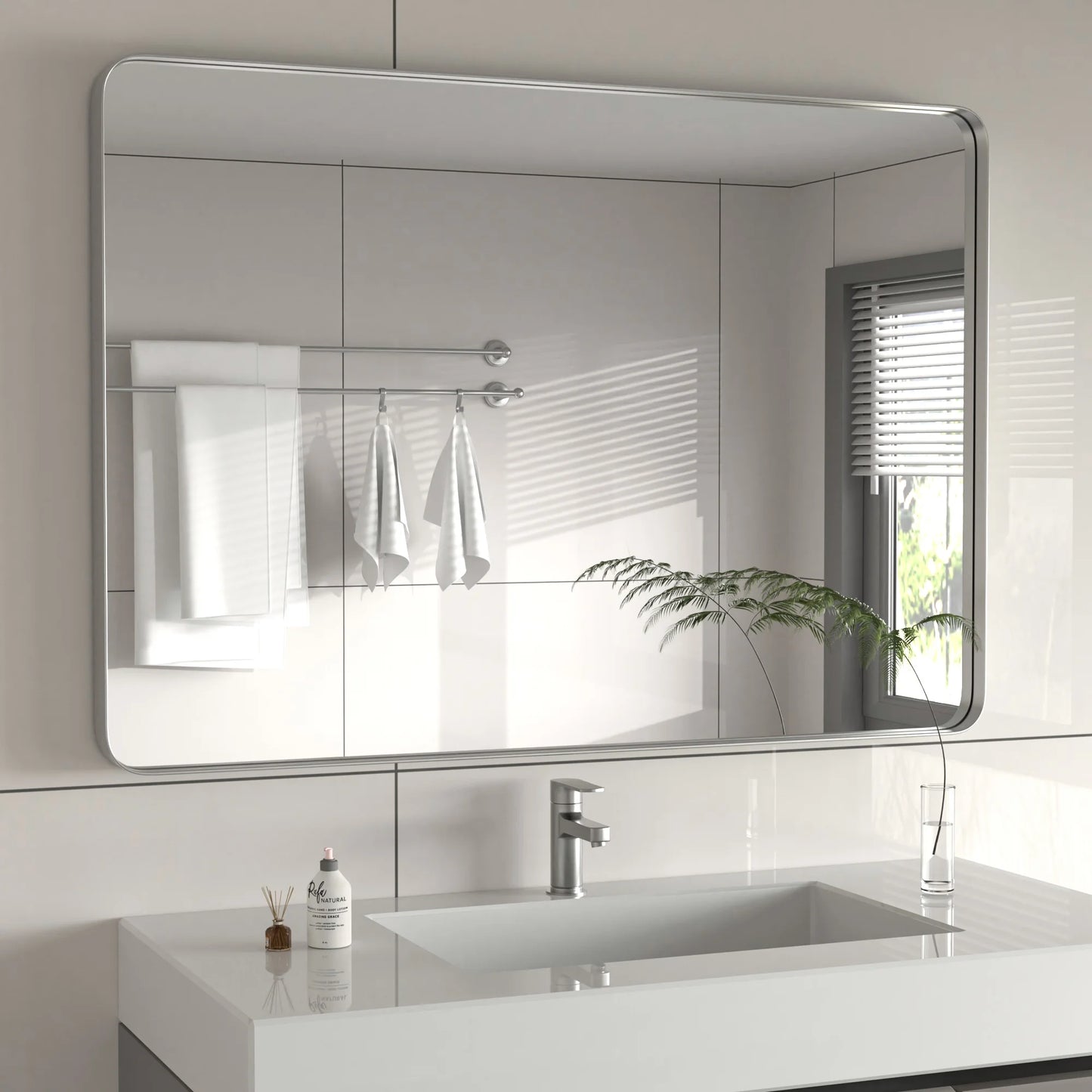 Rectangle Metal Wall Mirror